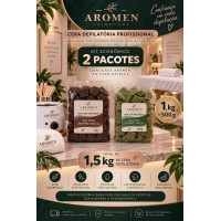 KIT CERA AROMEN COM ANESTÉSICO 1,5 KG KIT CERA AROMEN COM ANESTÉSICO 1,5 KG
