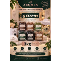KIT CERA AROMEN COM ANESTÉSICO 3KG KIT CERA AROMEN COM ANESTÉSICO 3KG